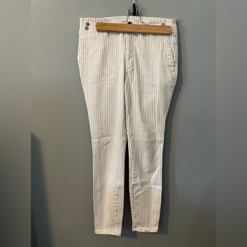 Pilcro and the Letter Press by Anthropologie High Rise Skinny Stripe Pants